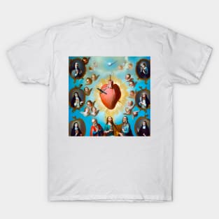 Flaming Sacred Heart T-Shirt